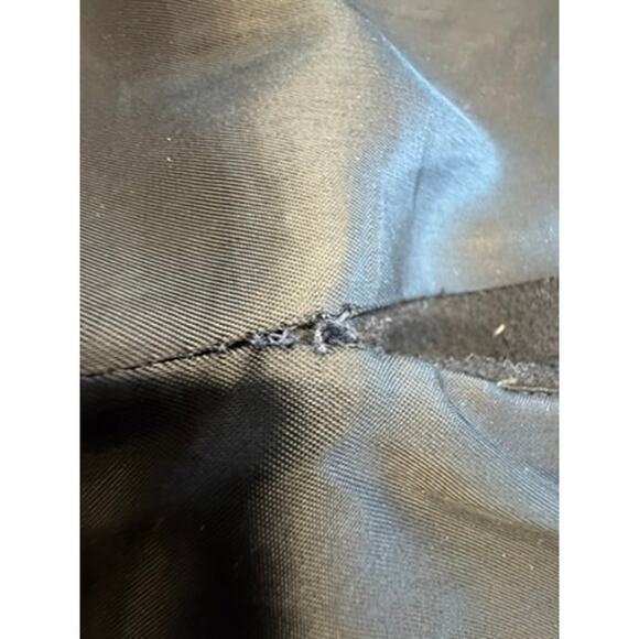 "ANNE KLEIN" Blk Elegant Trench Coat SZ 10 W Belt Cashmere & Wool Blend Money - Picture 10 of 16